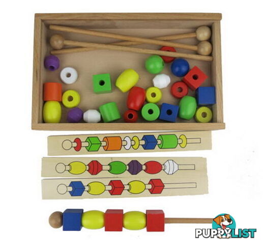 Bead Sequencing Set in Timber box - T12171