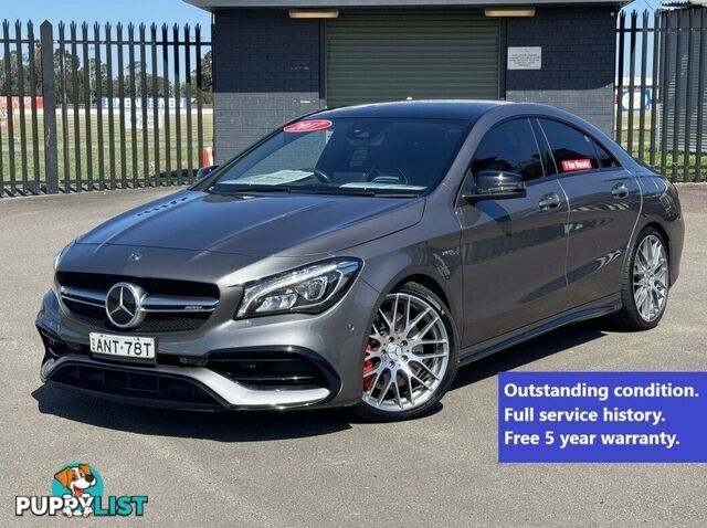 2017 Mercedes-Benz CLA-Class CLA45 AMG SPEEDSHIFT DCT 4MATIC C117 807MY 