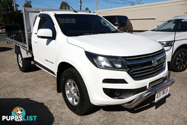 2017 HOLDEN COLORADO LS-SINGLE-CAB-RG-MY18  CAB CHASSIS