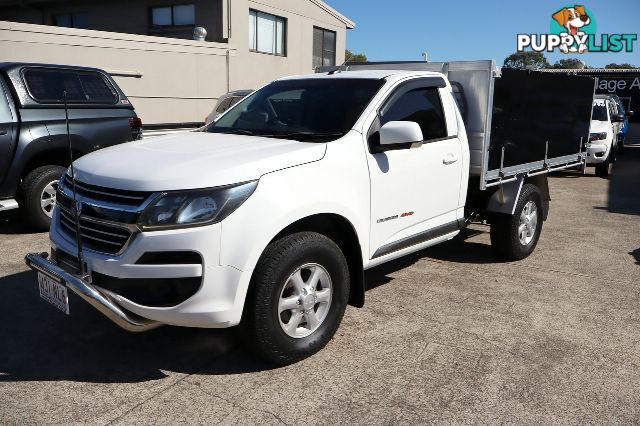 2017 HOLDEN COLORADO LS-SINGLE-CAB-RG-MY18  CAB CHASSIS