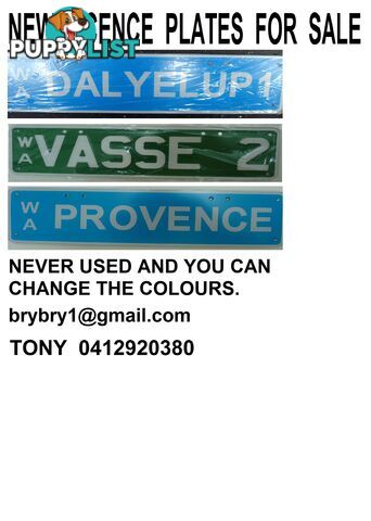 Custom Licence Plates