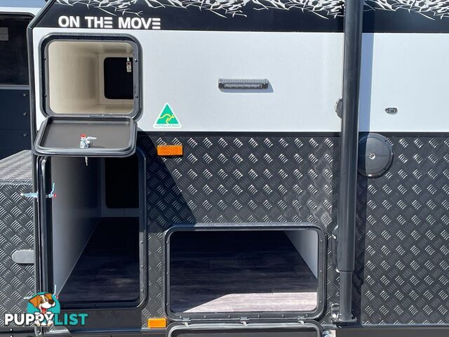 On The Move Caravans Traxx Series 3 Off Road Family Straight Bunk 19'