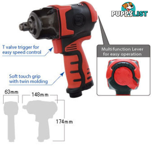 Impact Wrench 1/2 Shinano SI-1610