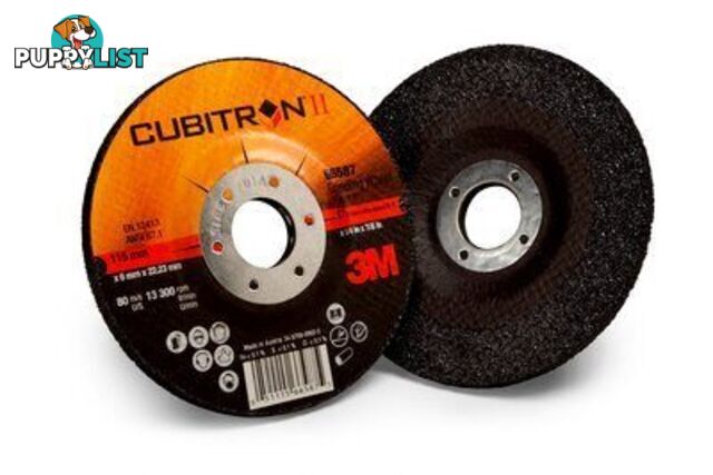 Grinding Wheel Depressed Centre 100 x 6 mm Cubitronâ¢II XC991187953 Pack of 5