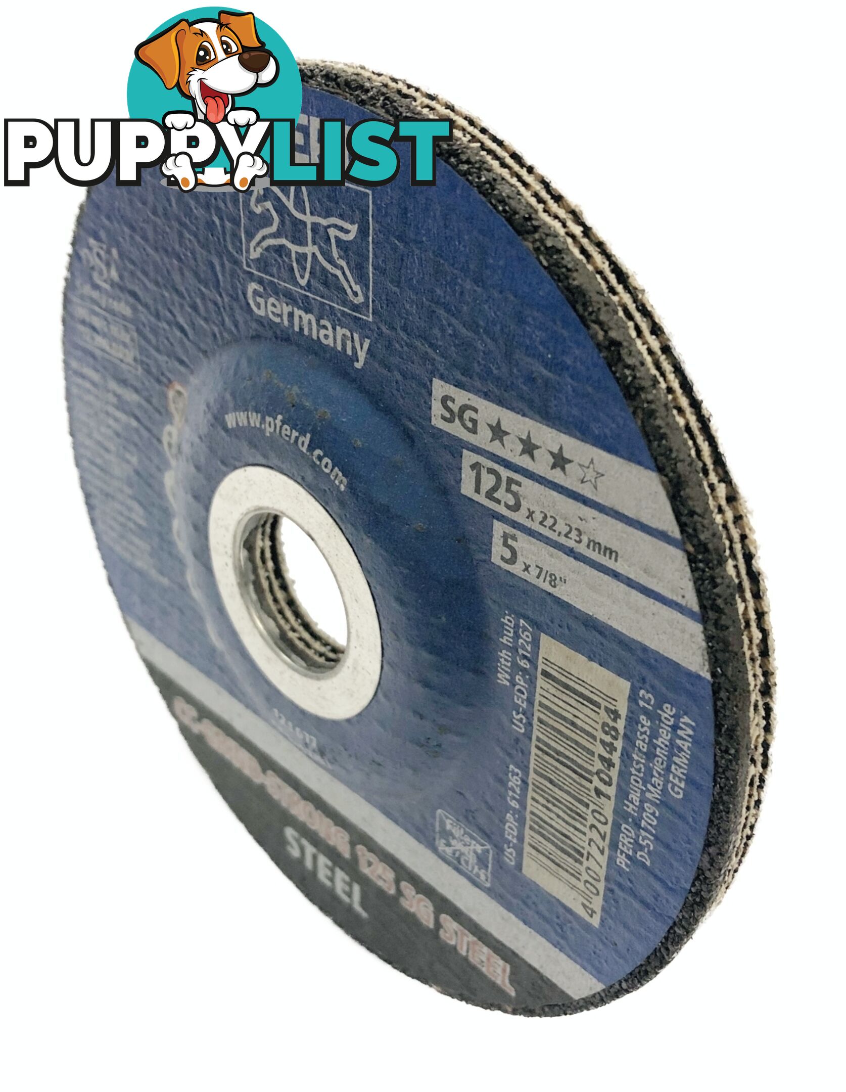 CC-Grind Strong Grinding Disc 3 Layers 125mm 5" Pferd 64181125 Box of 10