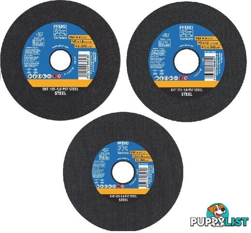 Ultra Thin Cutting Wheel 4" 105mm 60P PSF Steel Pferd 69121029