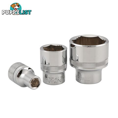 LOK-ONâ¢ Socket 3/8" Square Drive 1/2"