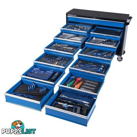 Evolution Tool Trolley 557 Piece 13 Drawer Extra Wide 1/4, 3/8 & 1/2" Drive Kincrome K1232