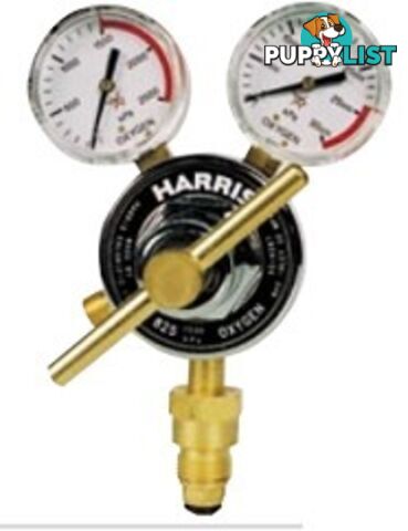 Harris Model 825 Oxygen Pressure reg, snap safe side Inlet, 0-1500kpa