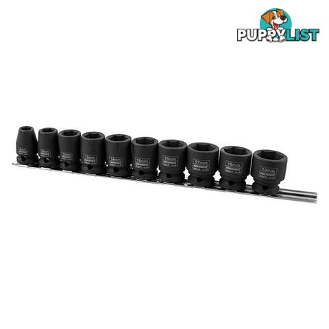 Impact Socket Rail 10 Piece 3/8" Drive - Metric Kincrome K2091