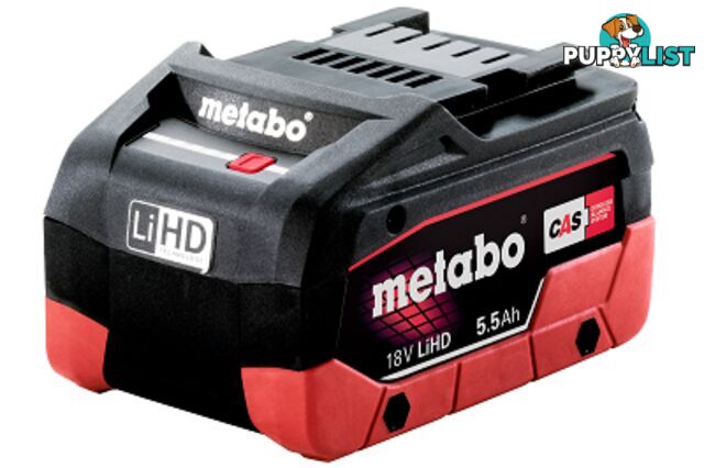 5.5 Ah x 2 LiHD Battery and ASC 145 DUO Fast Charger Kit Metabo AU62749805