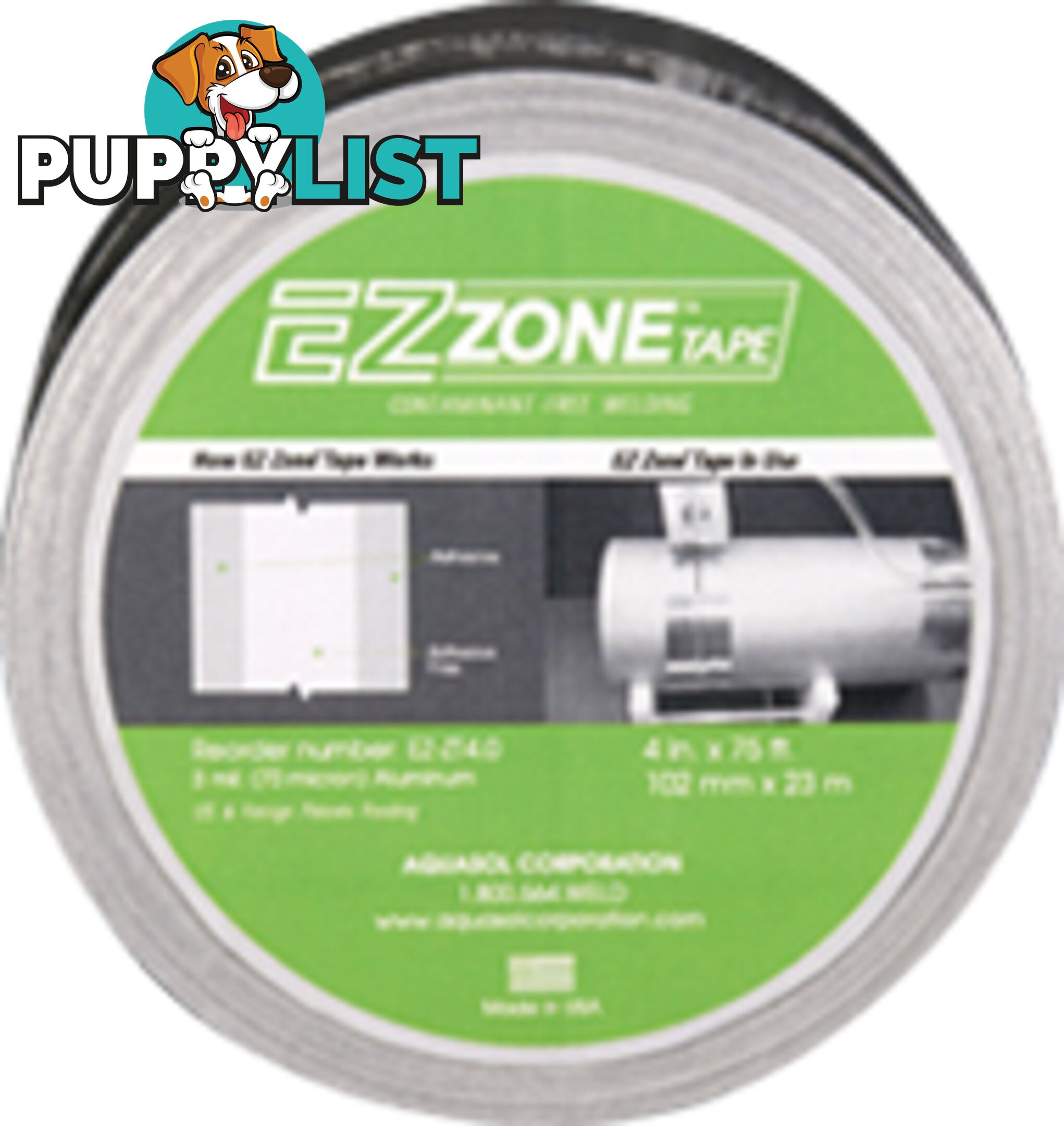 EZ Zone Tape 4" x 75 Ft. For Contamination Free Welding EZ-ZT 4.0