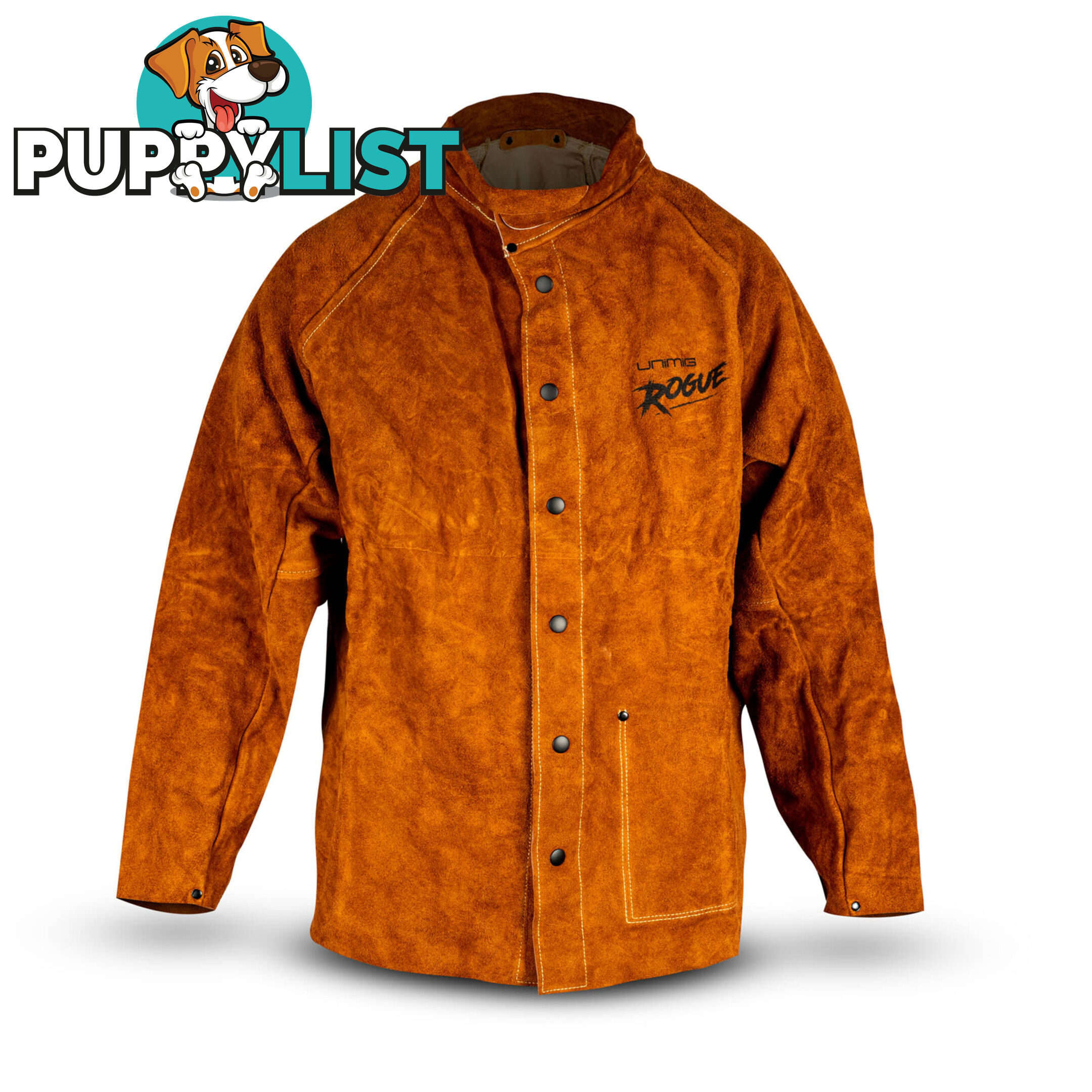 Rouge Full Leather Welding Jacket (X-Large) Unimig UMWJ-F-XL