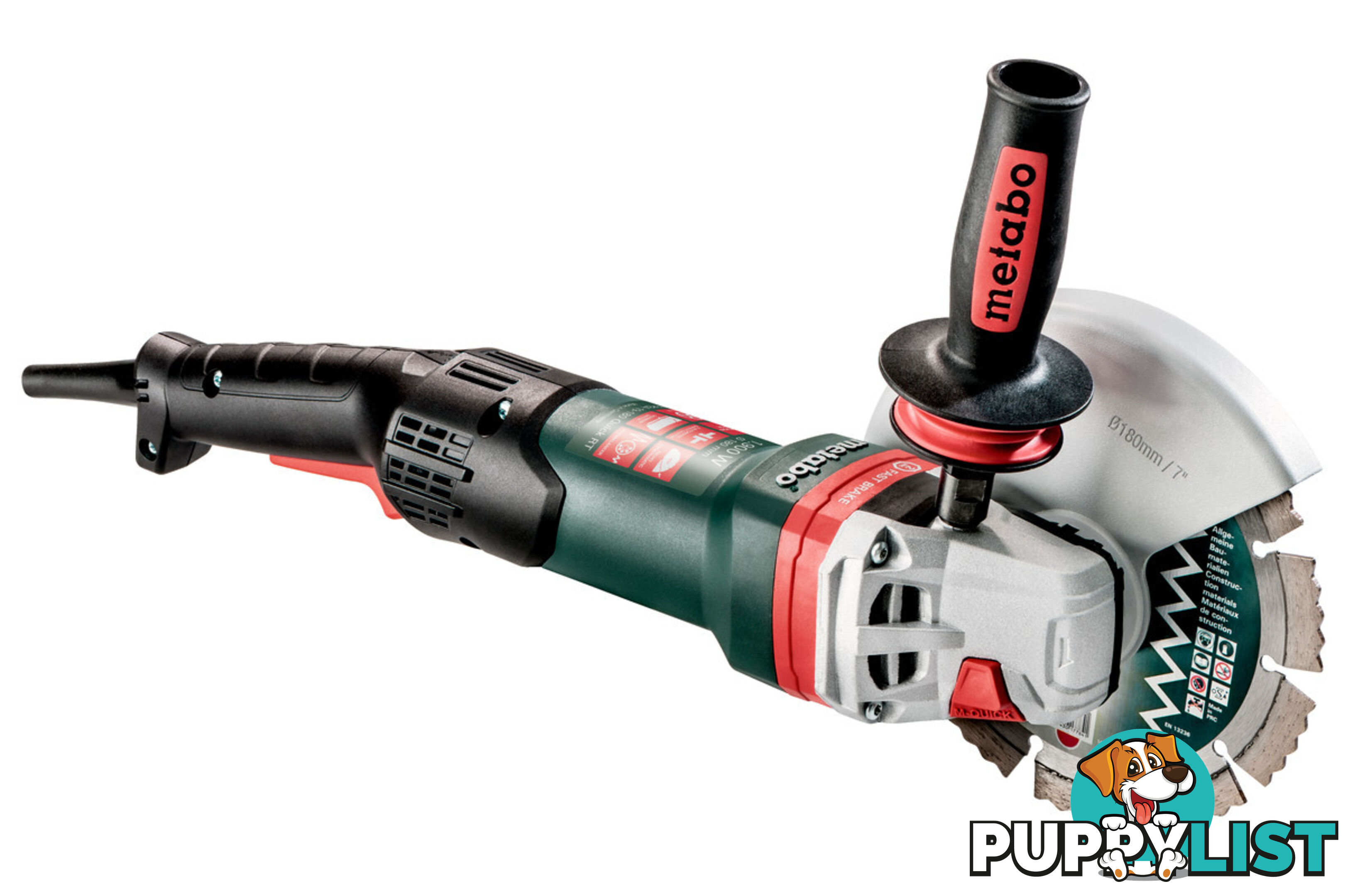 Angle Grinder 7" 180mm WEPBA 19-180 Quick RT Metabo 601099000