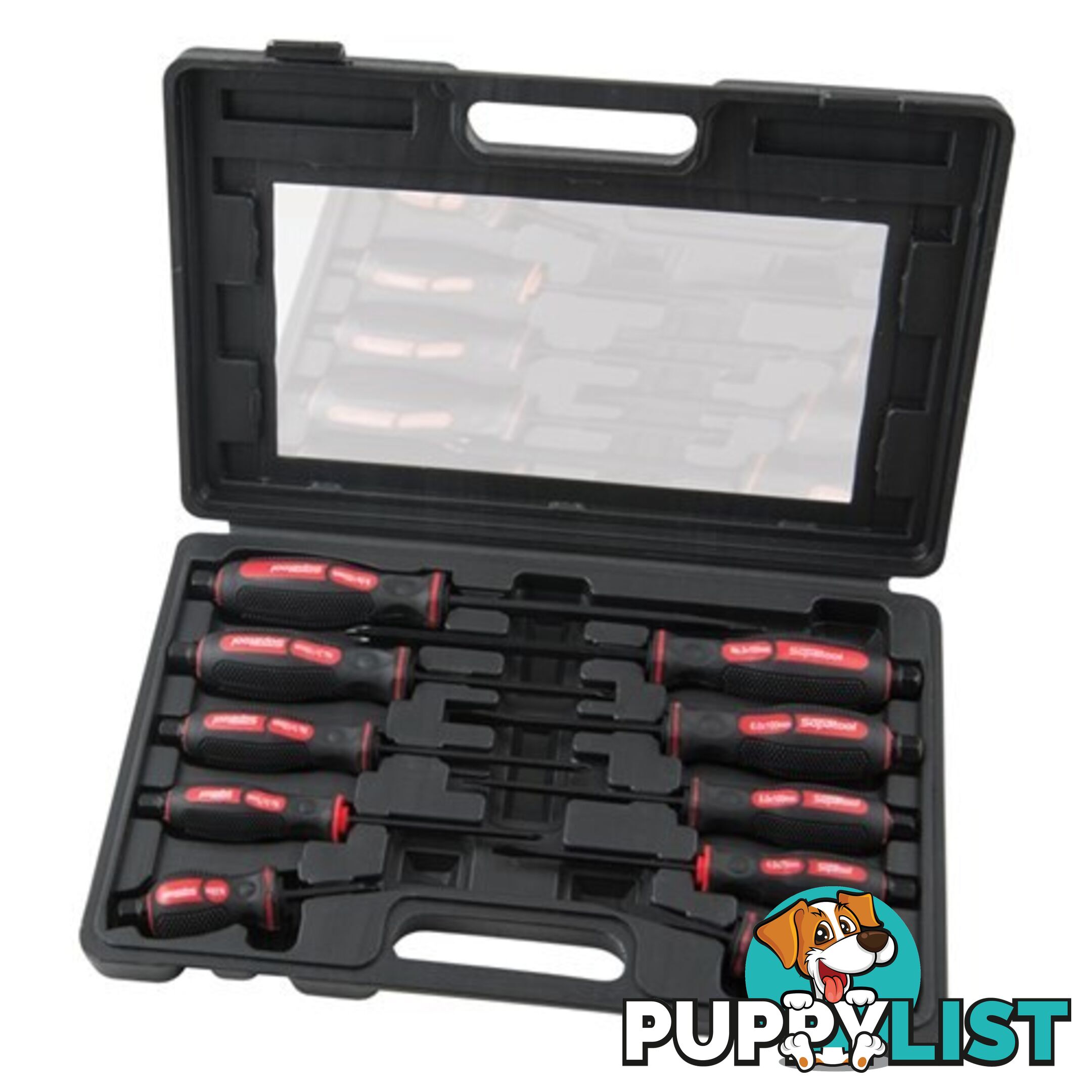 'Go Through' Screwdriver Set 10 Piece Supatool S050005