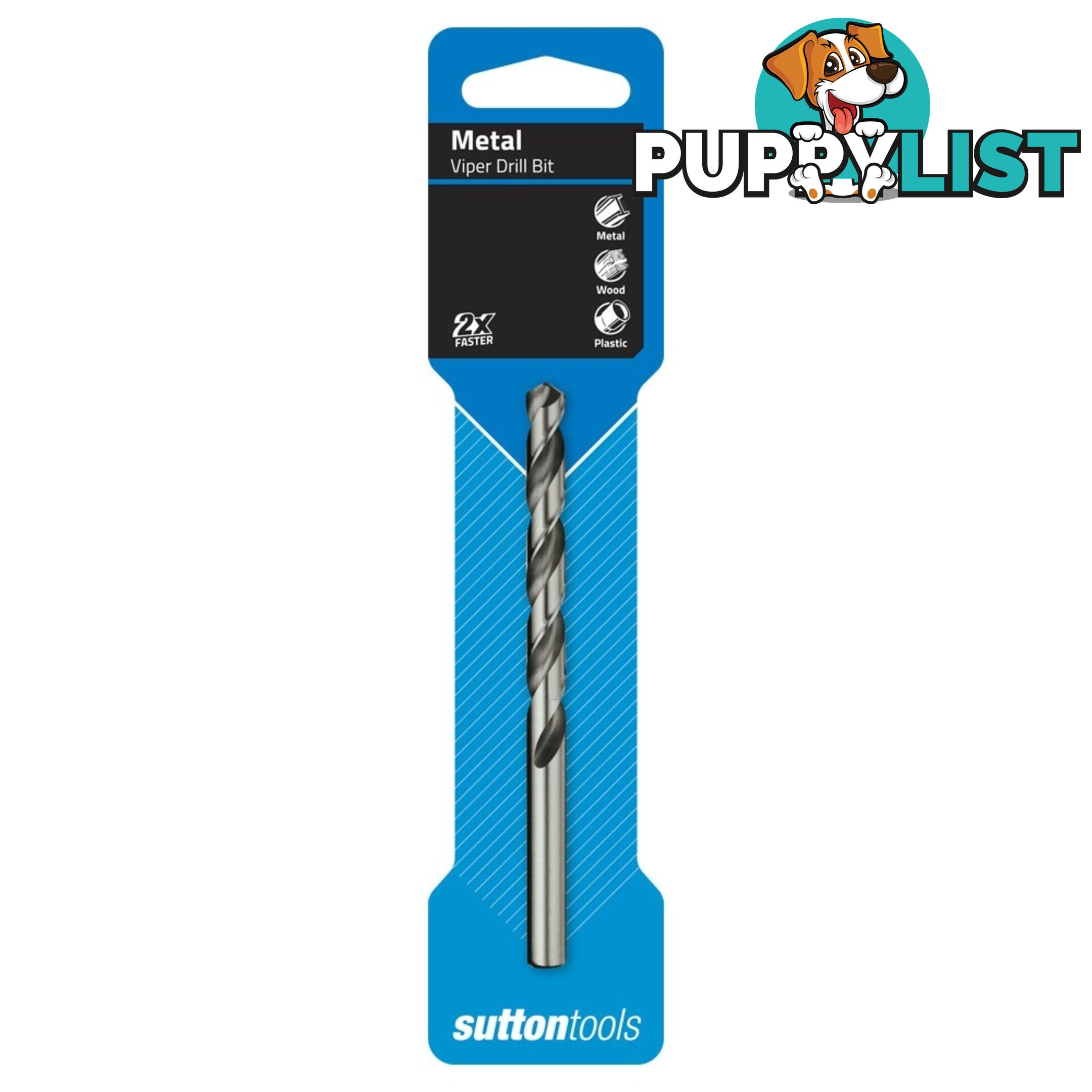 D1051250 DRILL D105 12.5mm JOBBER Viper DIN338 HSS Carded Sutton Tools D1051250