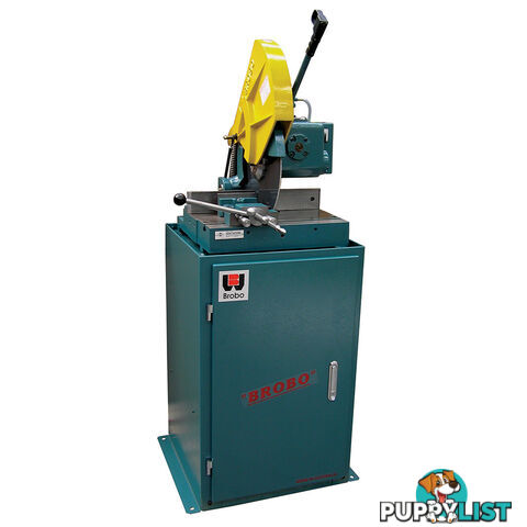 Ferrous Cutting Cold Saw S400G Single Phase Single Speed 42 RPM Integrated Stand Brobo 9740010