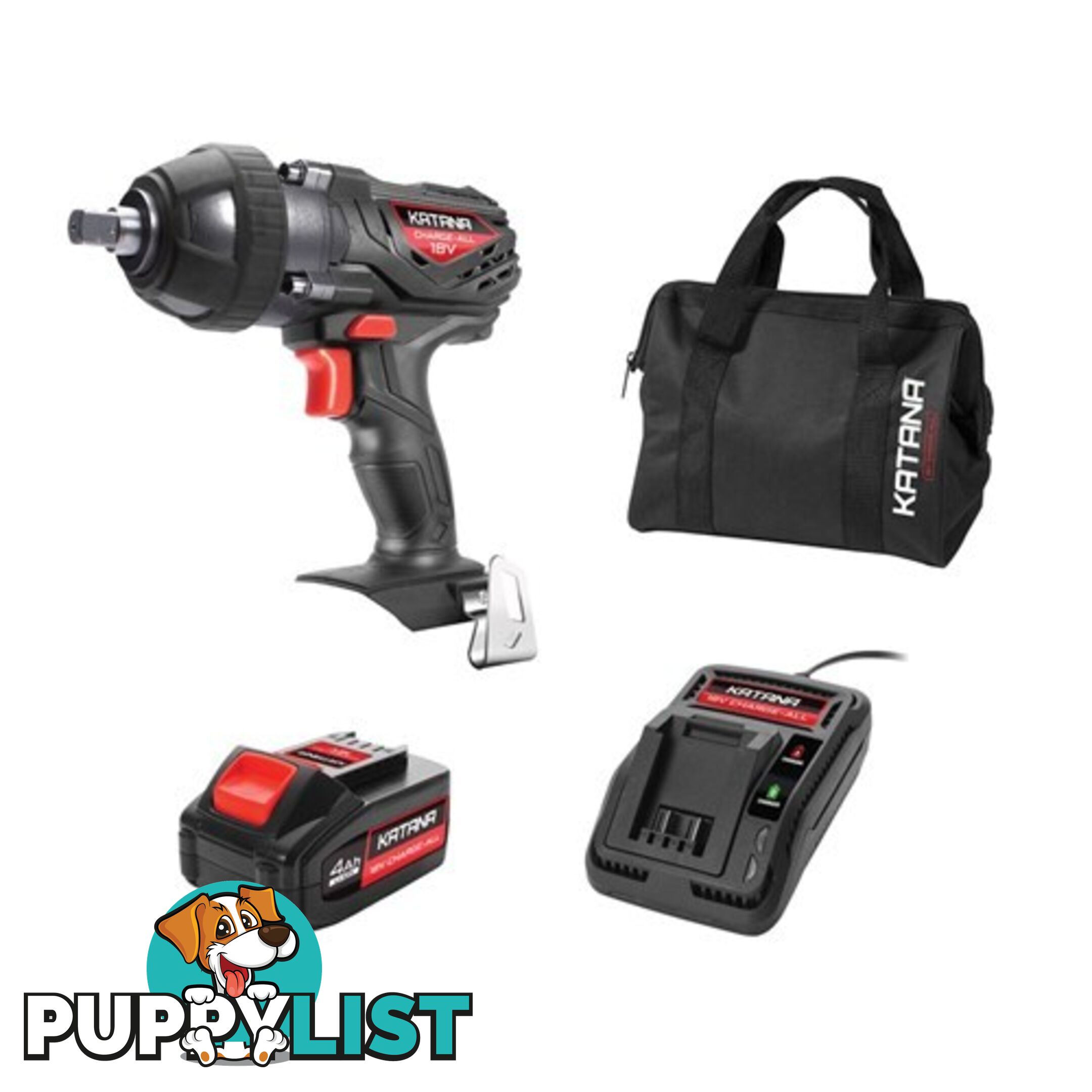 Impact Wrench Combo Kit All 1 Piece 18V Katana 220510