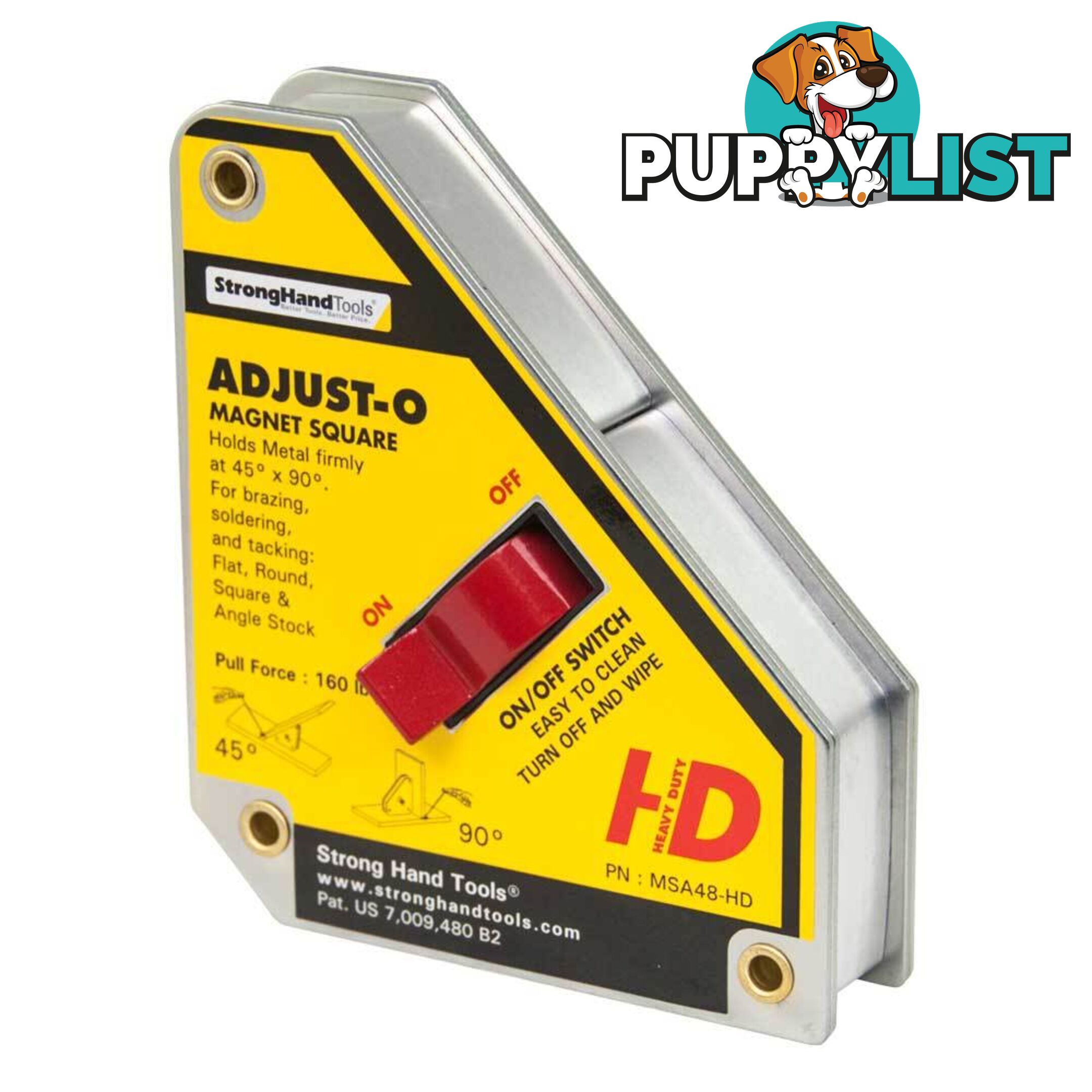 Adjust-O Magnet Square Strong Hand Tools MSA48-HD