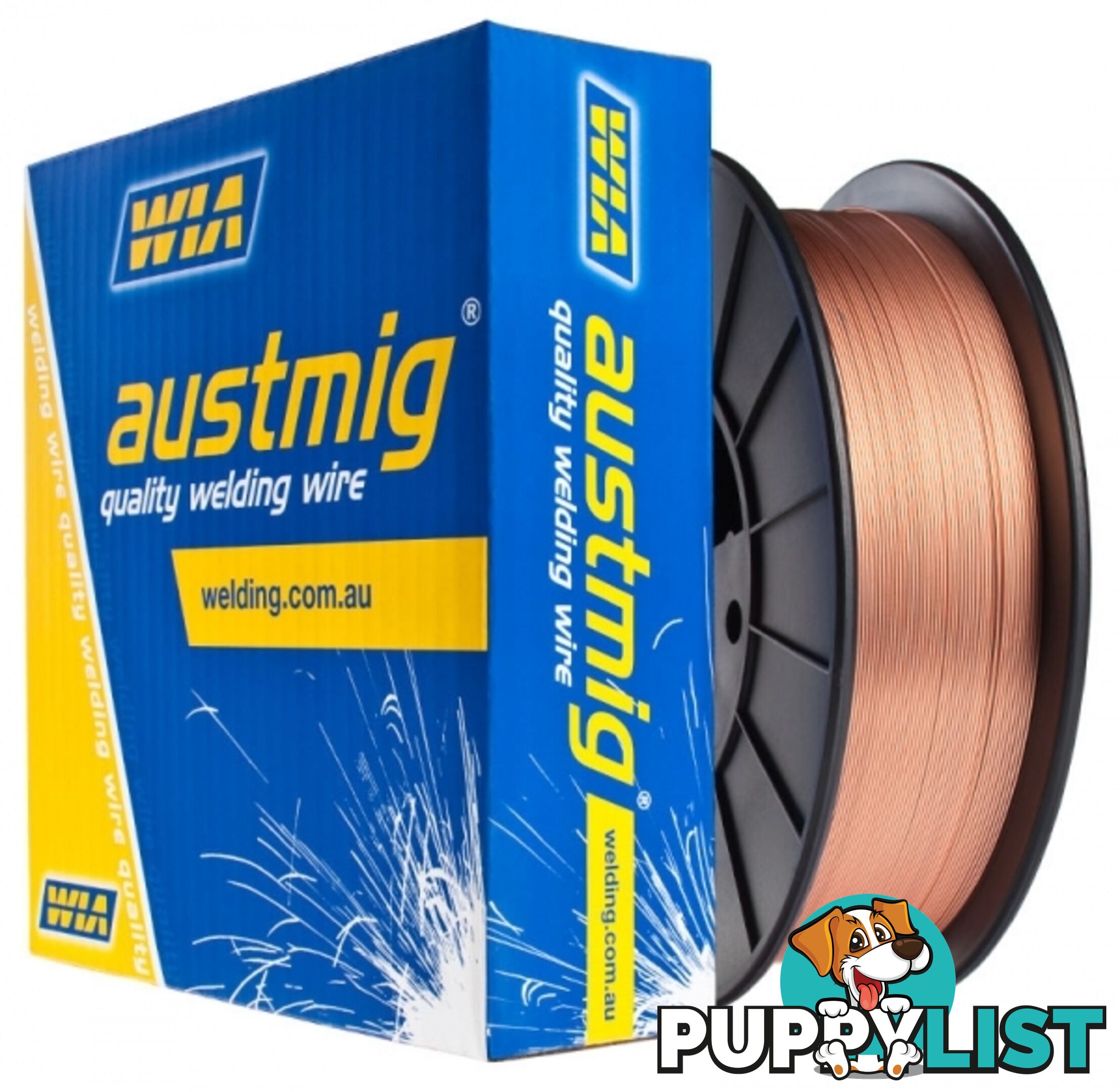 0.9mm 5Kg Copper Coated Mild Steel Mig Wire AUSTMIG ES6 ES609M5KG