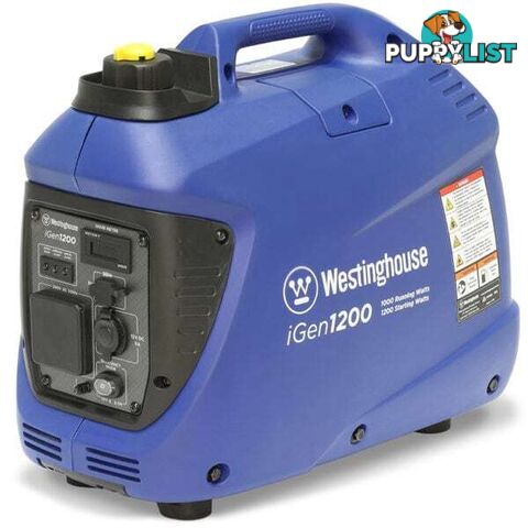 Digital Inverter Generator Portable Gas Powered 1200 W iGen1200