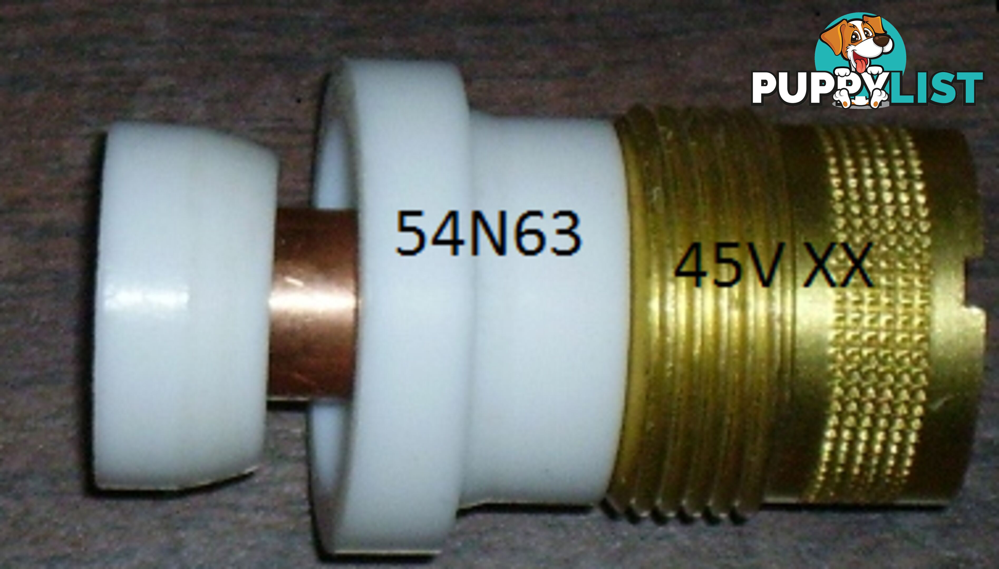 54N63 GAS LENS INSULATOR for Type 45v