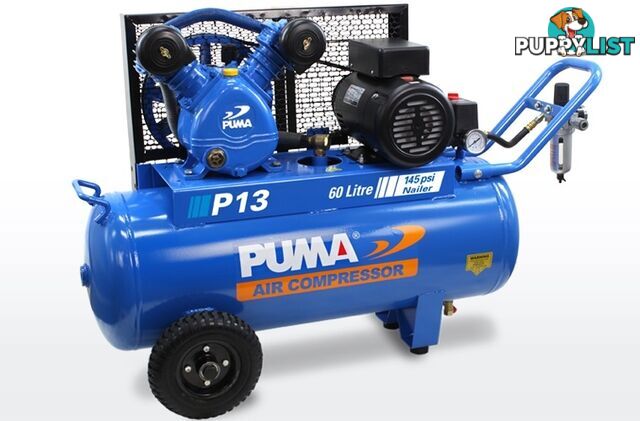 Air Compressor Dependable Performance 60 Litre Puma PU P15 240V