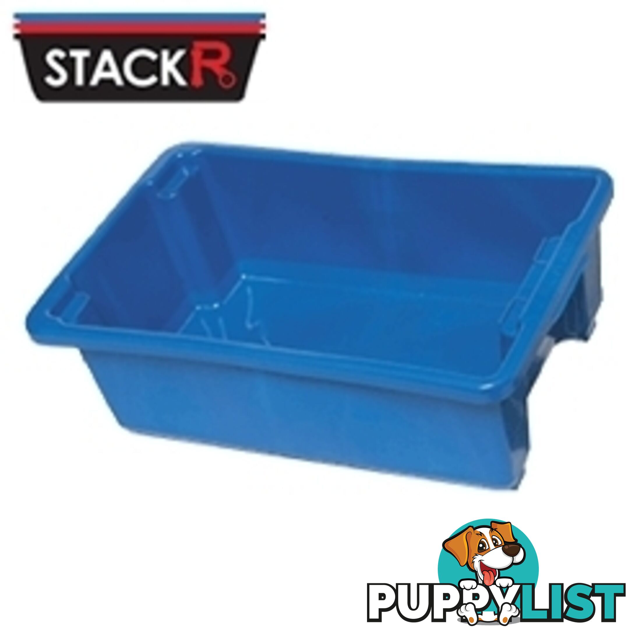 32L Stack & Nest Crates Blue