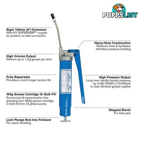 K45 LEVERGUNÂ® 450g Grease Gun - K45-01