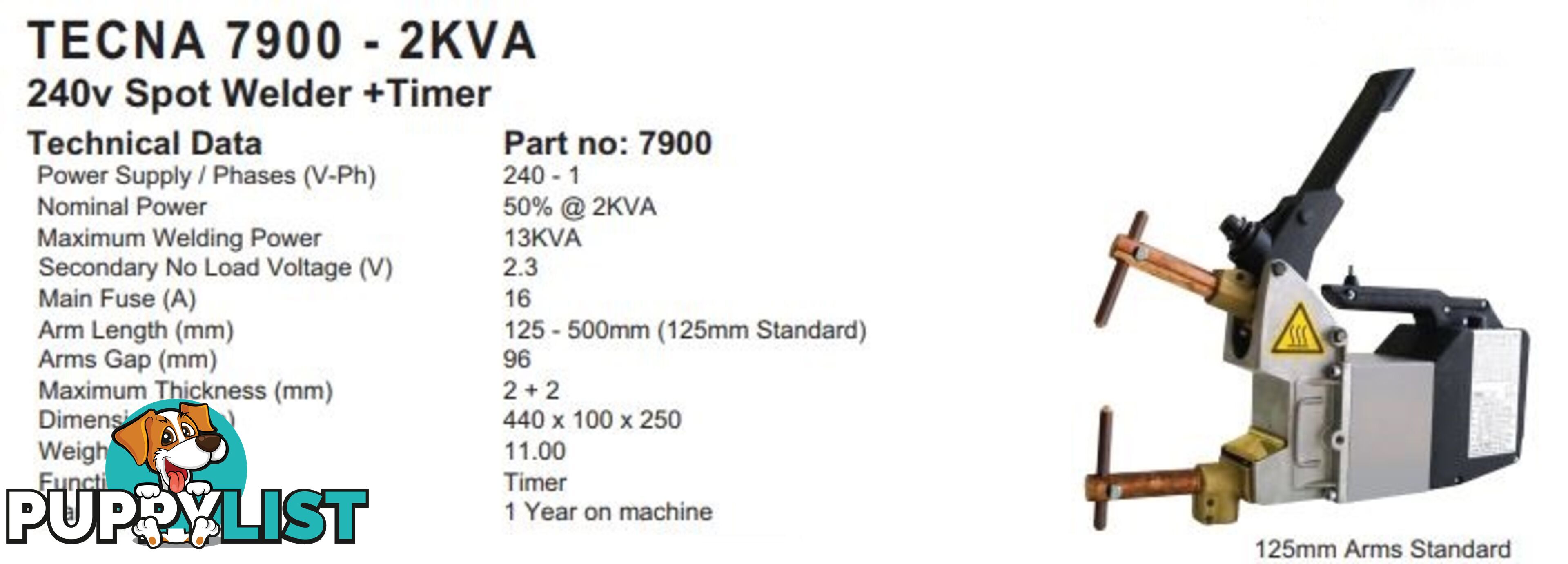 Tecna Handheld Spot Welder 7900