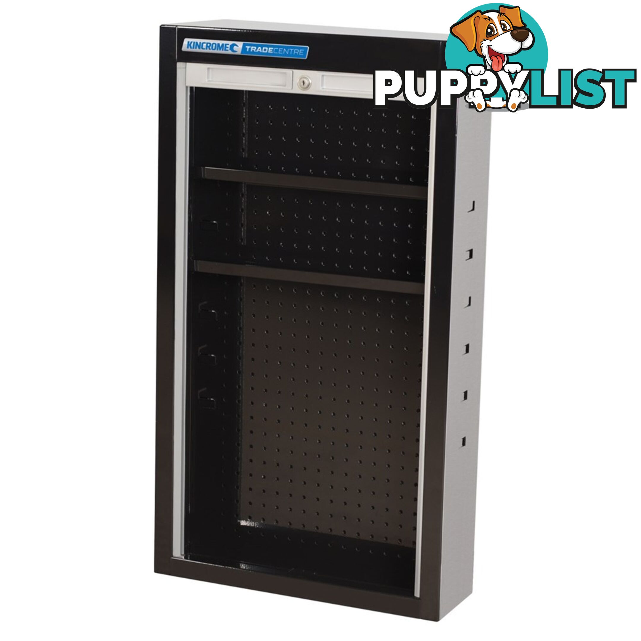 TRADE CENTRE Roller Door Wall Cabinet 2 Shelf Kincrome K7365