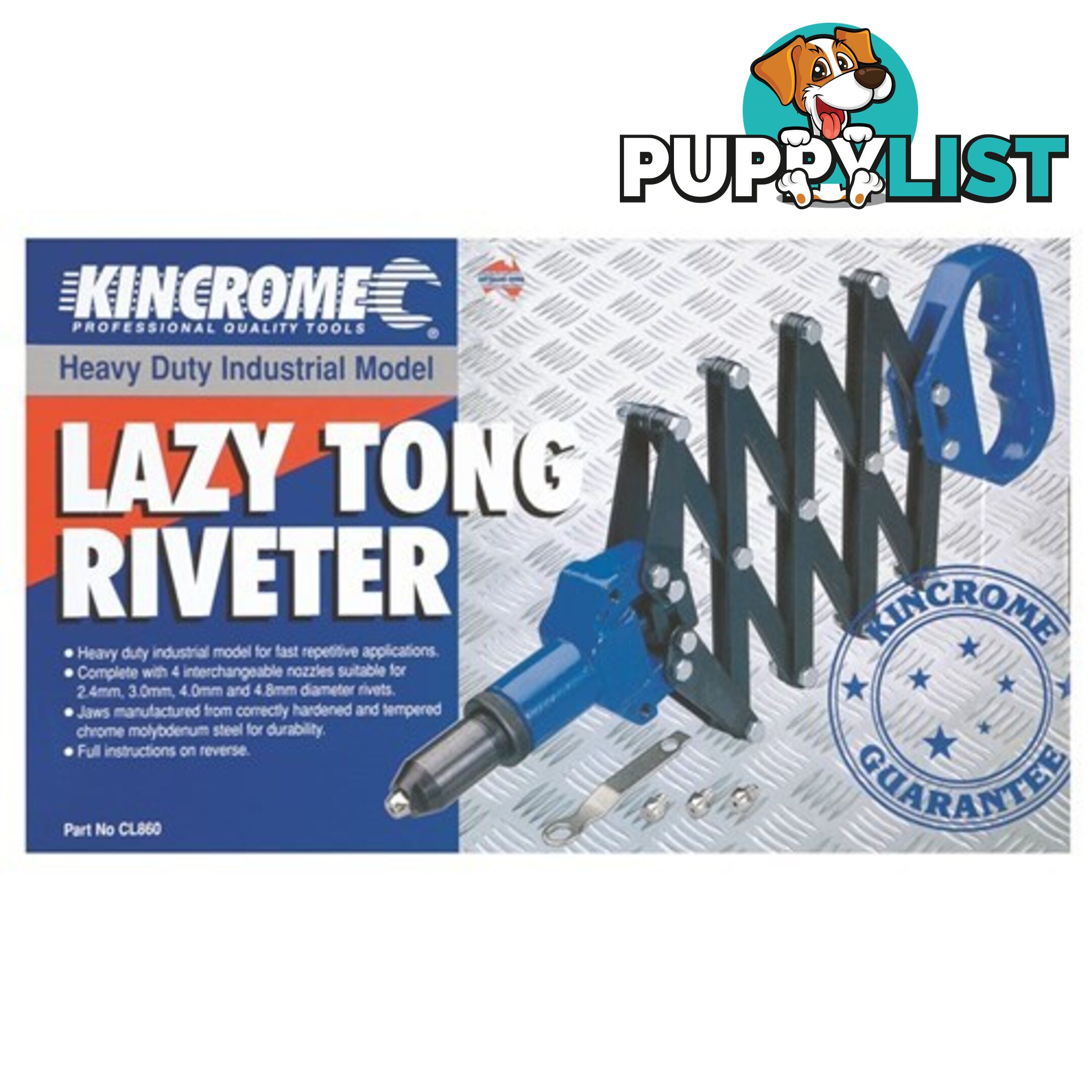 Lazy Tong Riveter 315-845mm Kincrome CL860