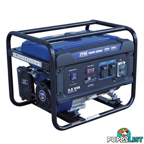 3.5kva Generator Petrol 2800 Watt Peak Recoil Start ITM TM510-2800