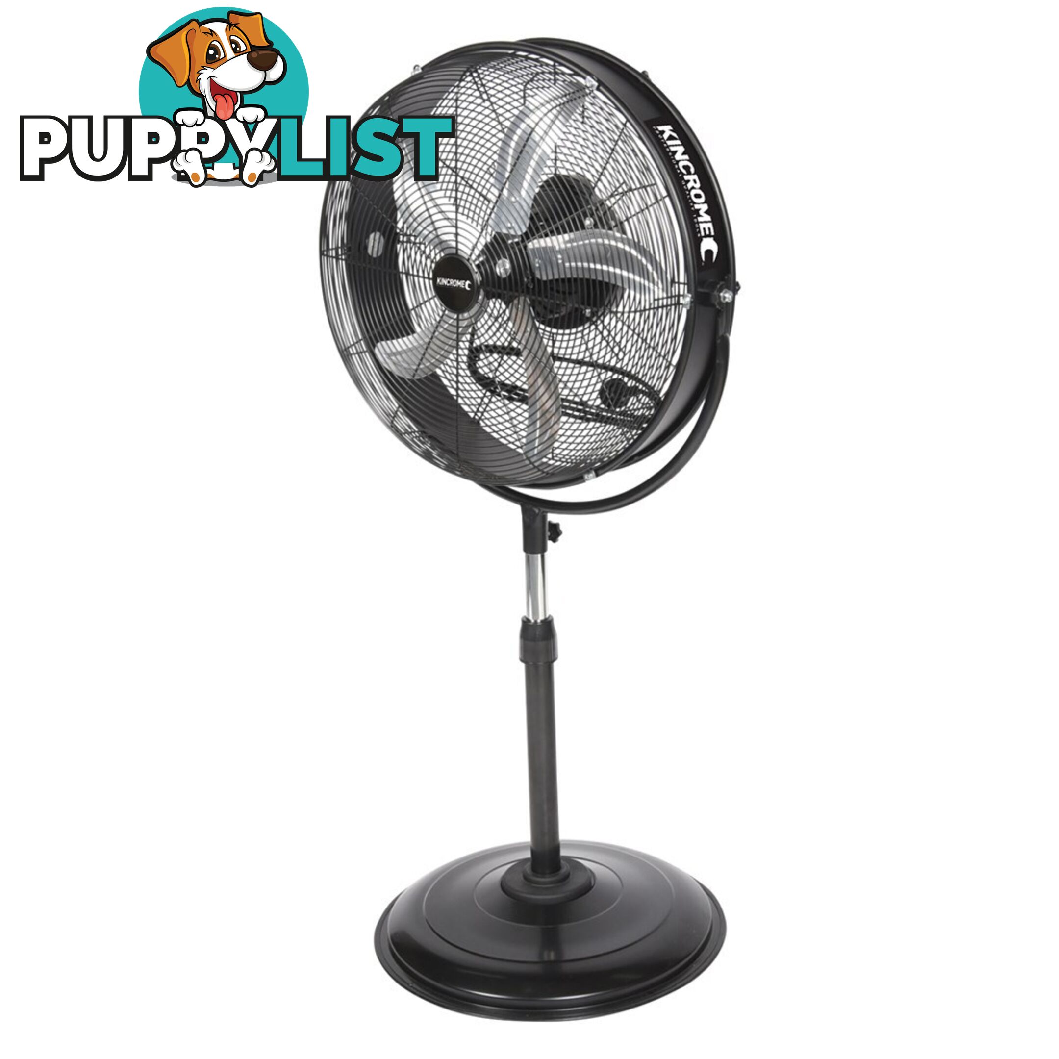 Heavy Duty Pedestal Fan 20â (500mm) Kincrome KP1014