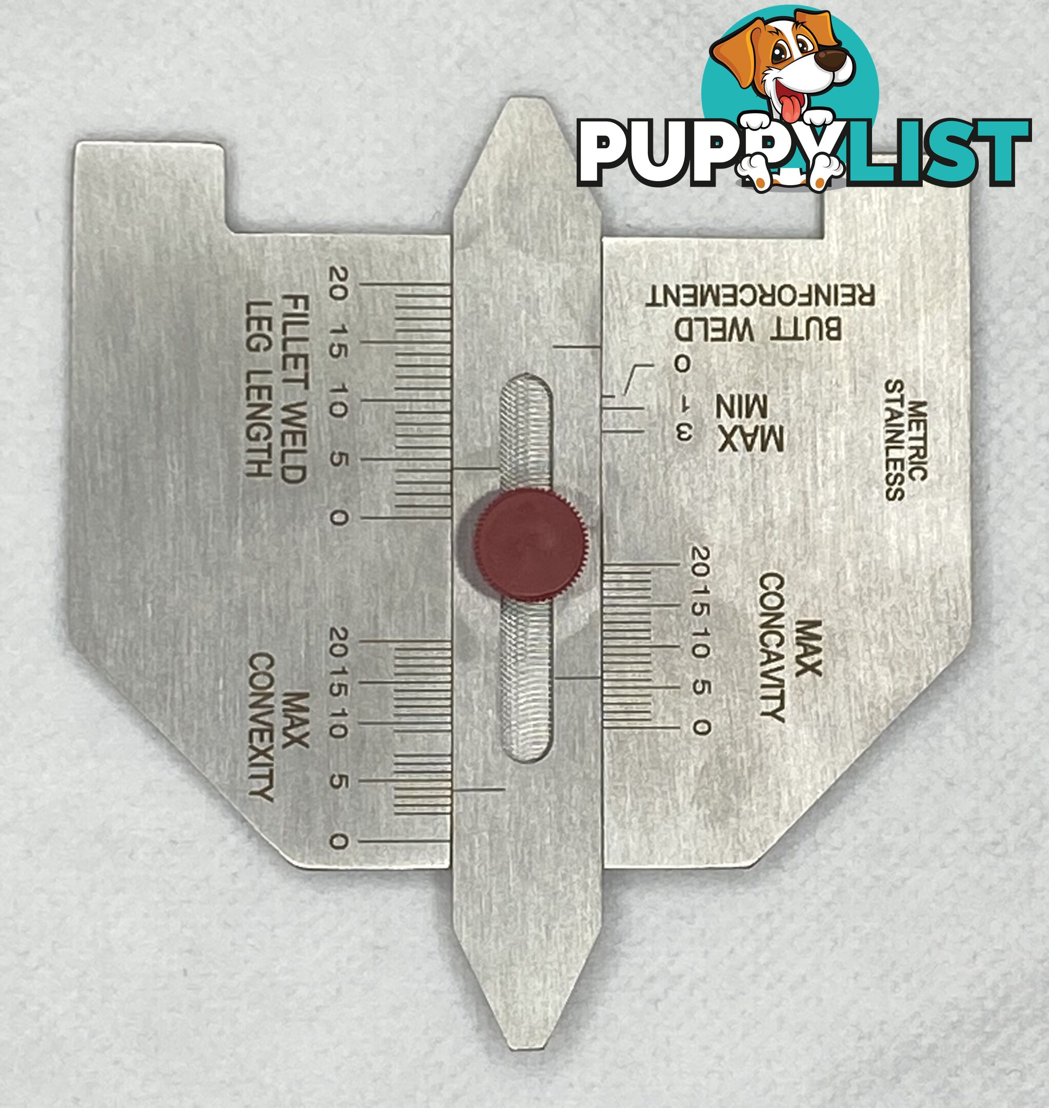 Automatic Weld Size Gauge 2.5" x 3" CAT6