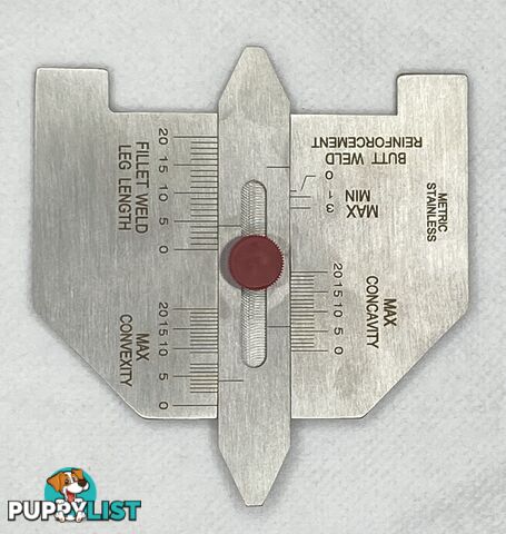 Automatic Weld Size Gauge 2.5" x 3" CAT6