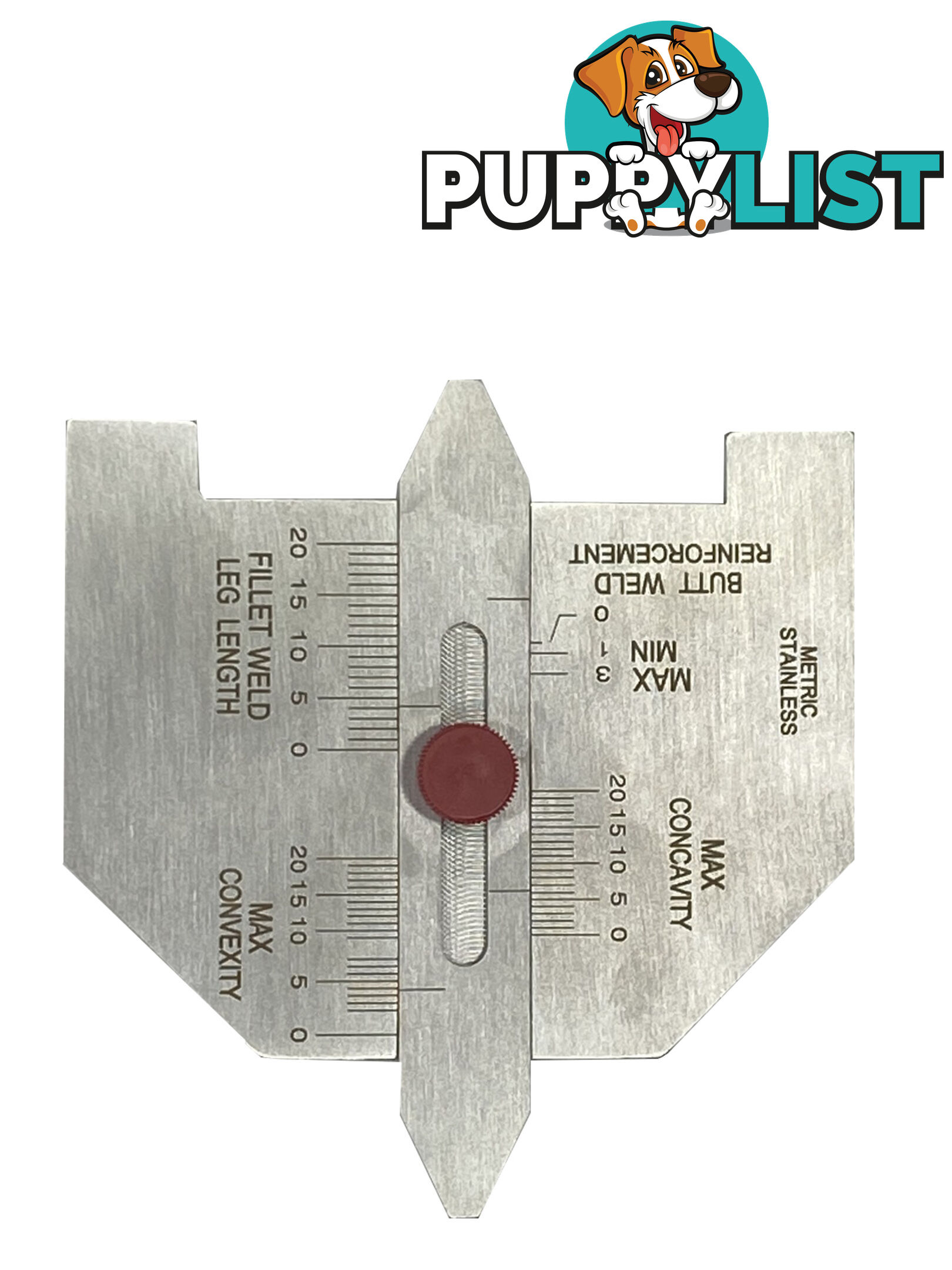 Automatic Weld Size Gauge 2.5" x 3" CAT6