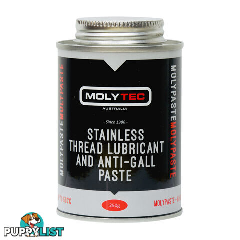 Anti-Gall Thread Paste 250g Brush Top Tin Molytec M801 Pack of 12