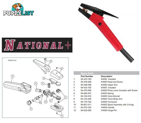 Gouging Torch K3 & K4