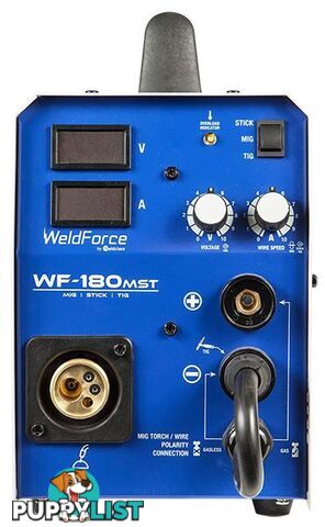 Weldforce 180MST 180A WeldForce MIG Stick & TIG Welder Bundle Weldclass WF-180MSTK3