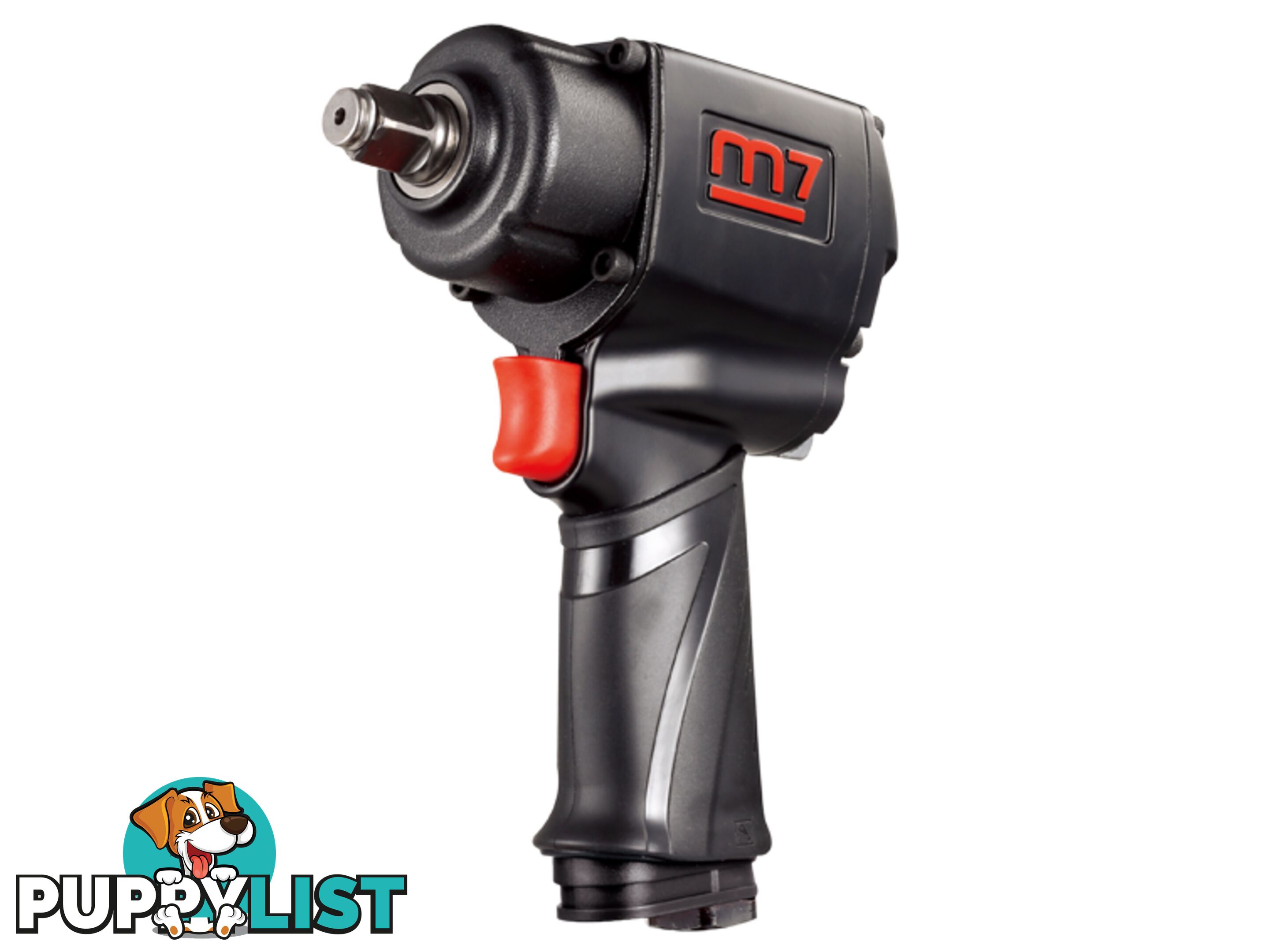 M7 Impact Wrench, Pistol Style, 1/2" Dr, 1,100 ft/lb