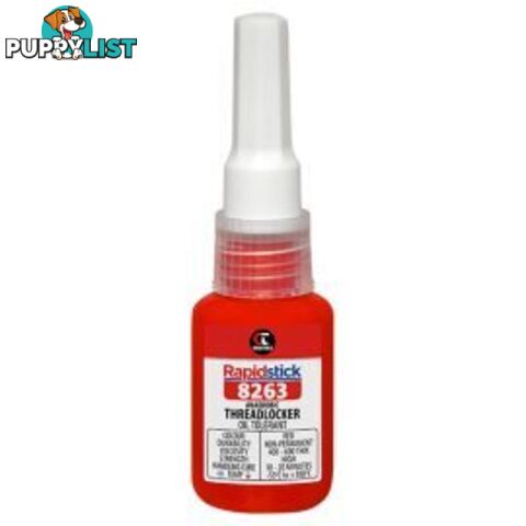 Rapidstick 8263 Threadlocker 10ml High Strength Oil Resist