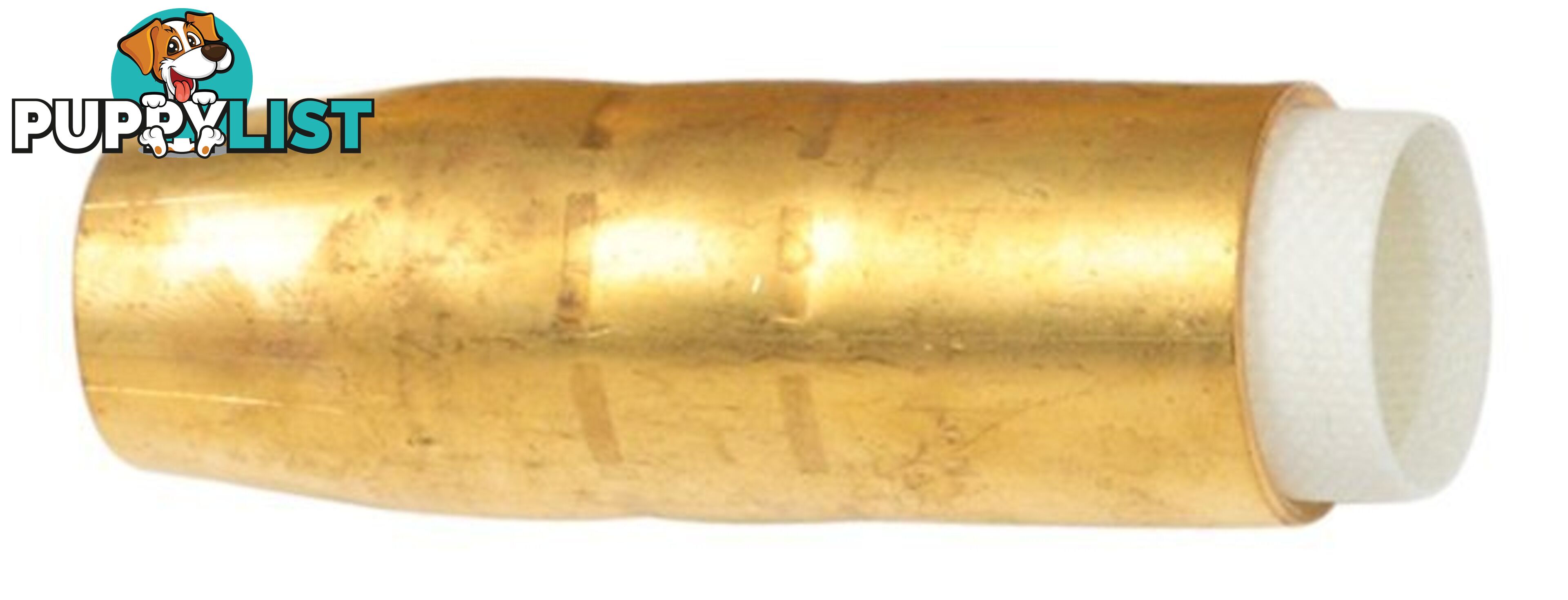 4392 Nozzle Straight Tapered Brass Bernard style 200/300 amp