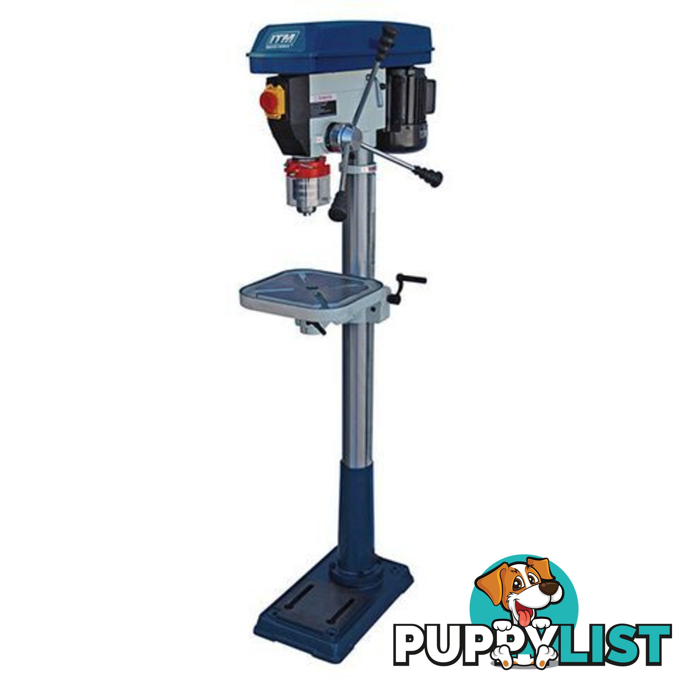 ITM Pedestal Floor Drill Press 3MT, 20mm Cap 12 Speed 360MM SWING, 750W 240V ITM TD1420F