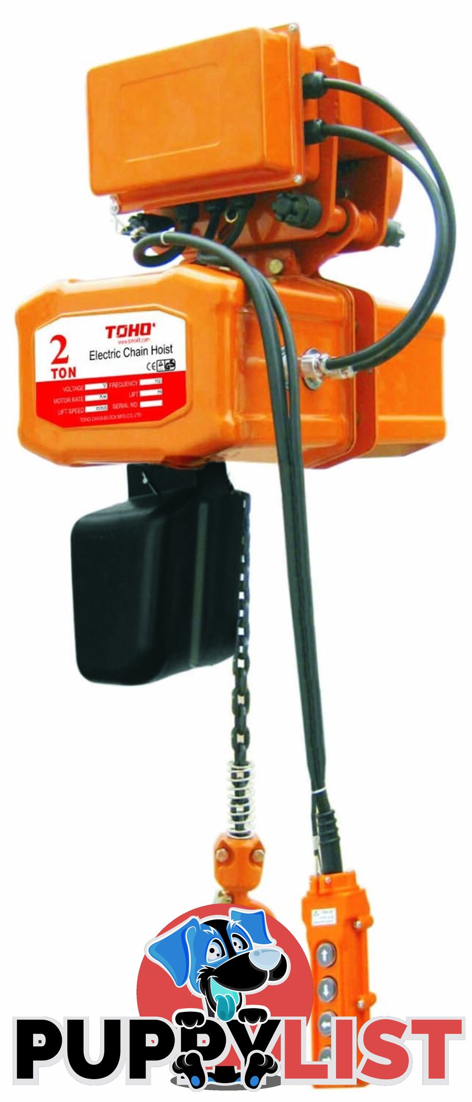 Electric Chain Hoist C/W Trolley Toho TECH0206-ET