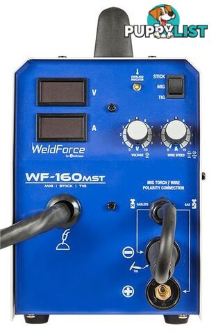 Weldforce 160MST WeldForce MIG Stick & TIG Welder Bundle Weldclass WF-160MSTK3