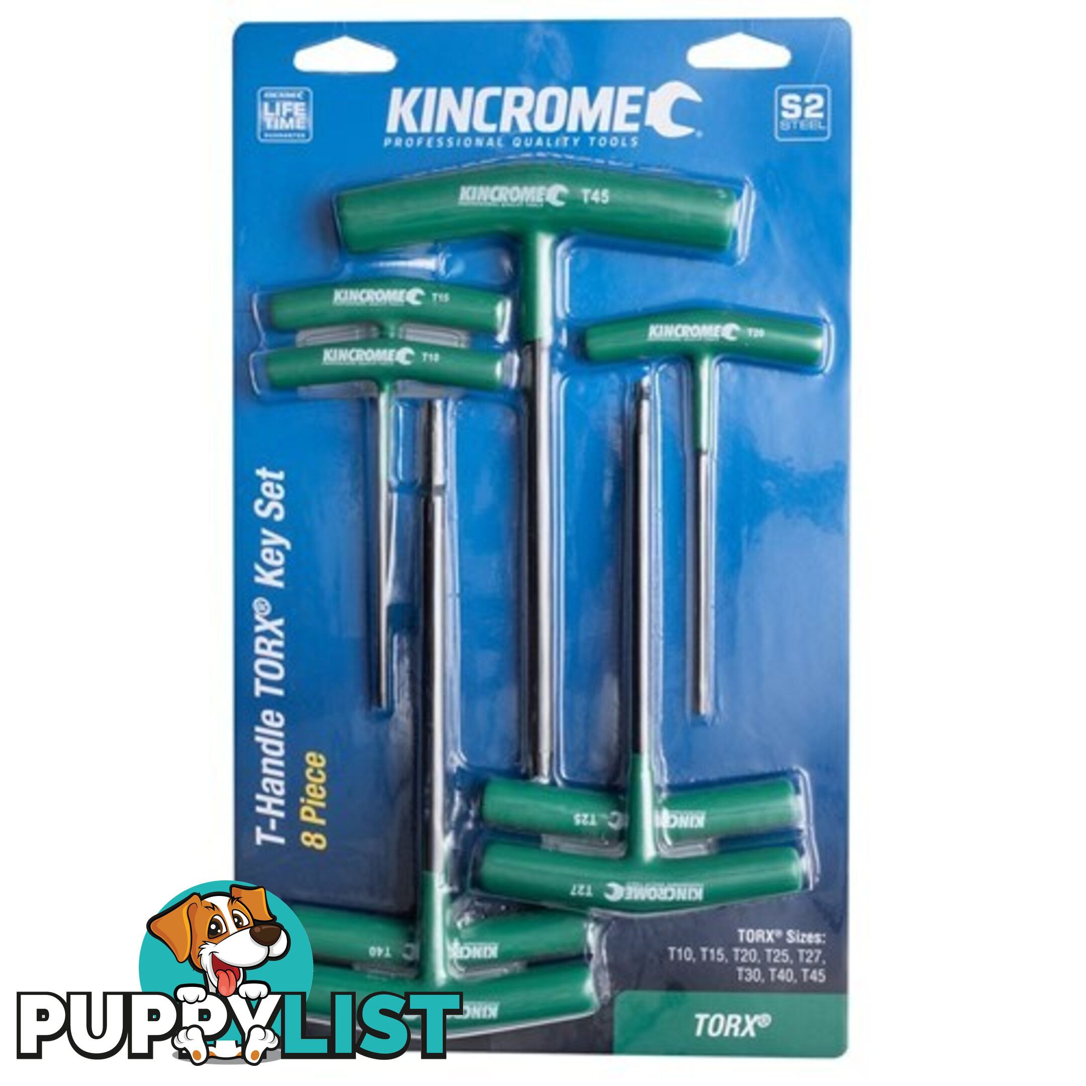 T-Handle TorxÂ® Key Set 8 Piece Kincrome K5283