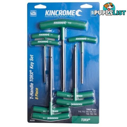 T-Handle TorxÂ® Key Set 8 Piece Kincrome K5283