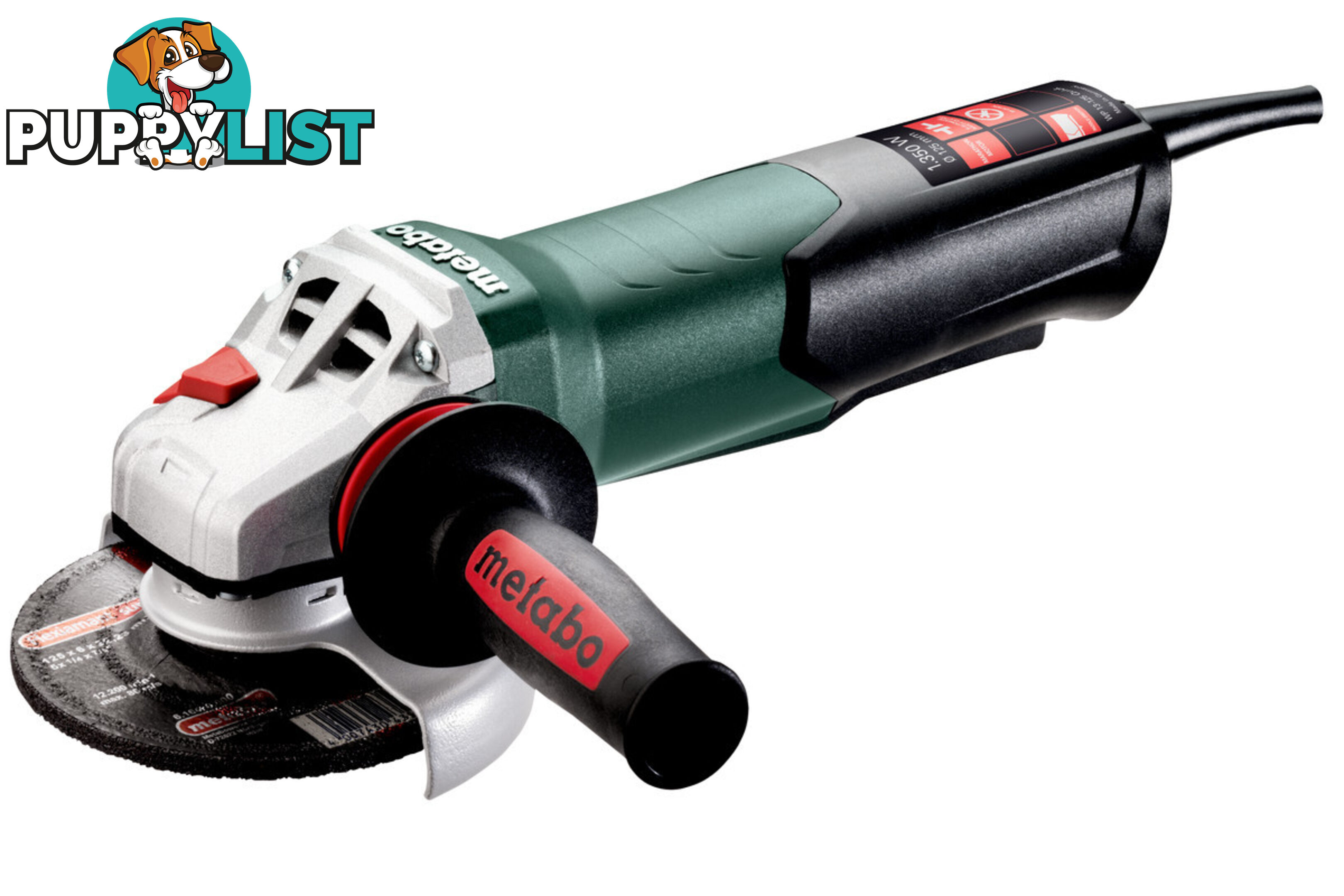 Angle Grinder 1350 Watts WP 13-125 Quick Metabo 603629190