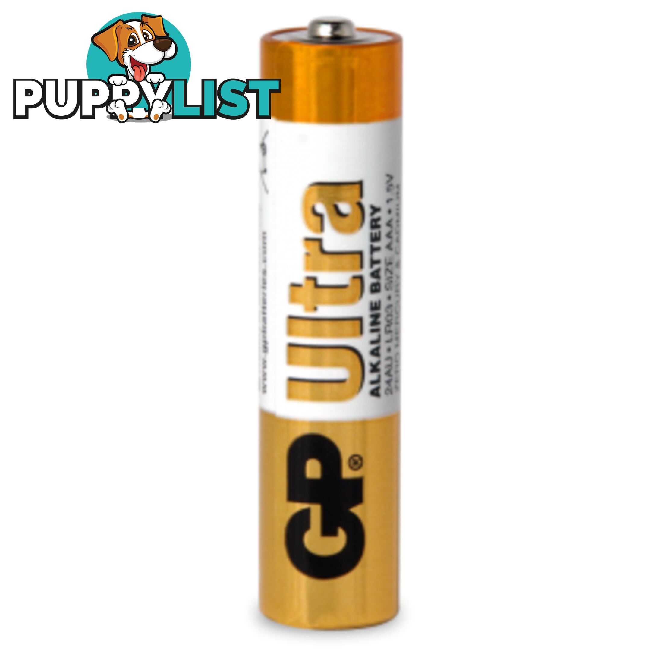 Ultra Alkaline Battery 1.5V AAA Size Extra Heavy Duty GP24AU